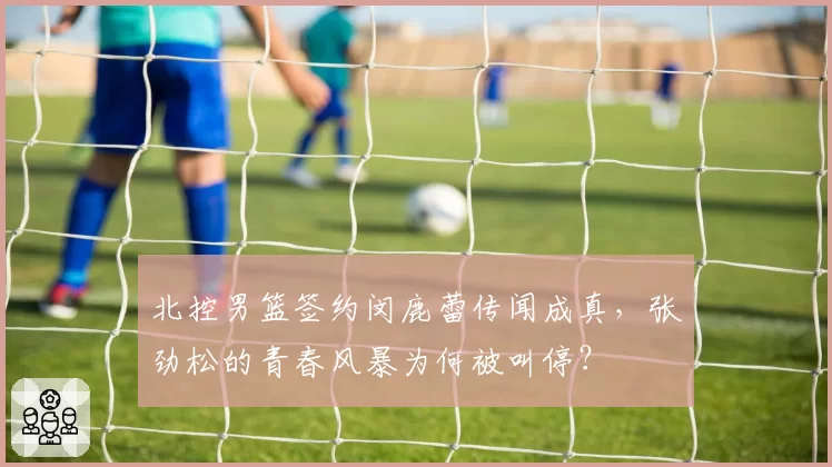 北控男篮签约闵鹿蕾传闻成真，张劲松的青春风暴为何被叫停？